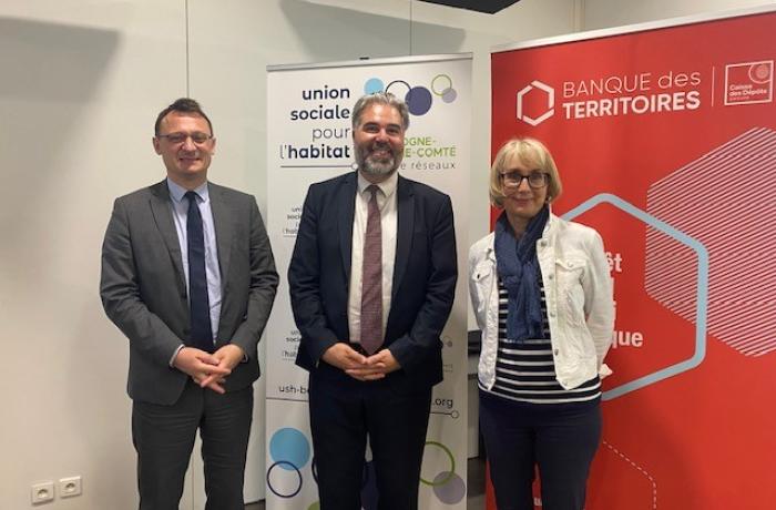 Signature Convention USH BFC - DR Banque des Territoires BFC
